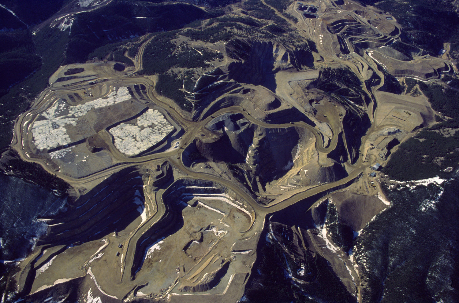 Landusky Mine, April 1990